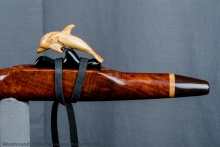 Redwood Burl Native American Flute, Minor, Mid G-4, #J27J (13)
